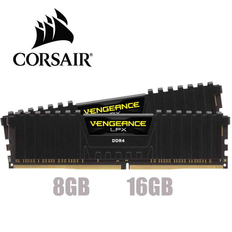  CORSAIR Vengeance RAM Memory LPX 4GB 8GB 16GB 32GB DDR4 PC4 2400Mhz 2666Mhz 3000Mhz 3200Mhz Module 