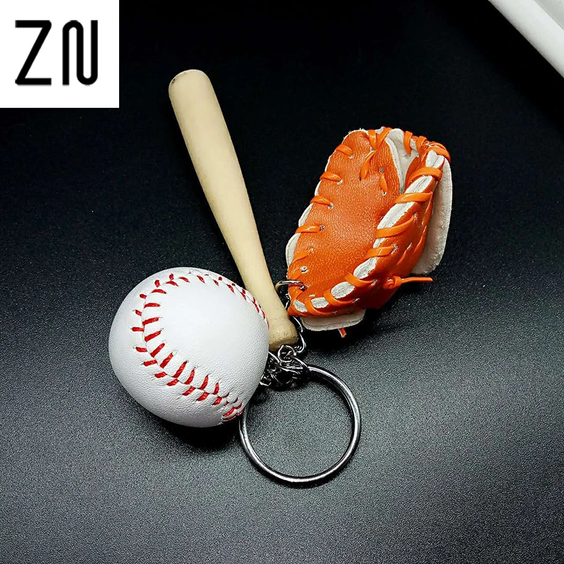 

Mini Baseball Keychain Baseball Glove Key Ring