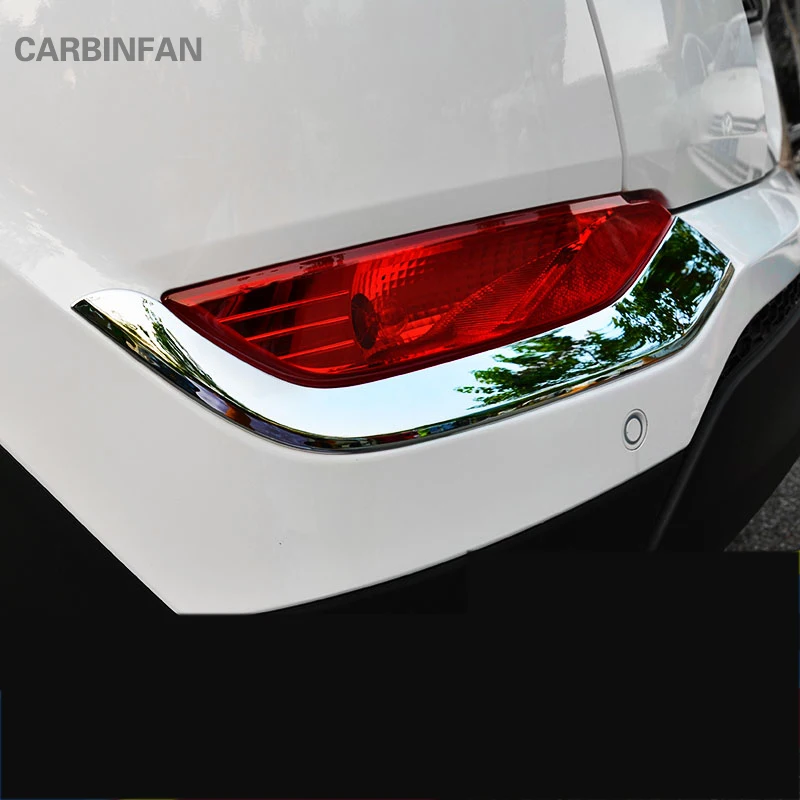Rear reflector Cover Garnish Molding For 2015-17 KIA Picanto Chrome Fog Lamp