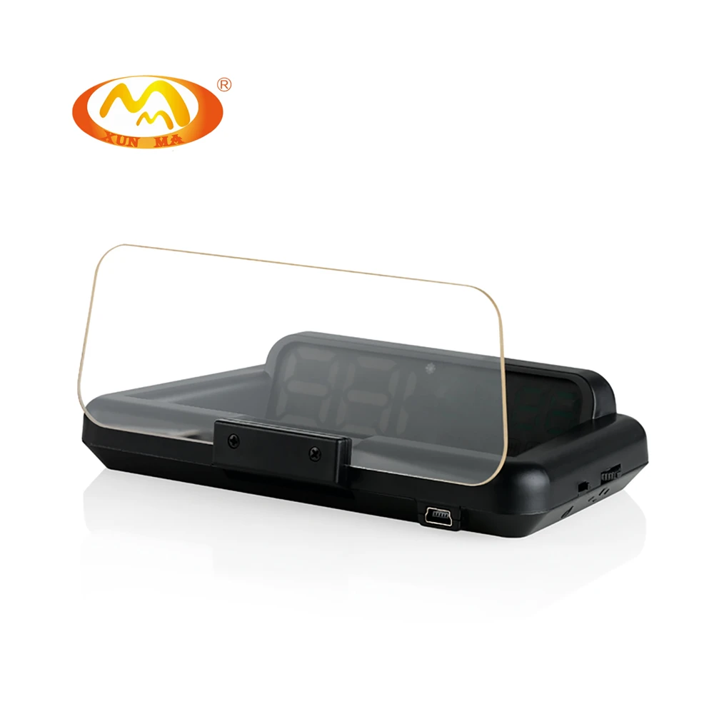 

XUNMA Brand Car HUD Head Up Display OBD2 II EUOBD Overspeed Warning System Projector Windshield Auto Electronic Voltage Alarm