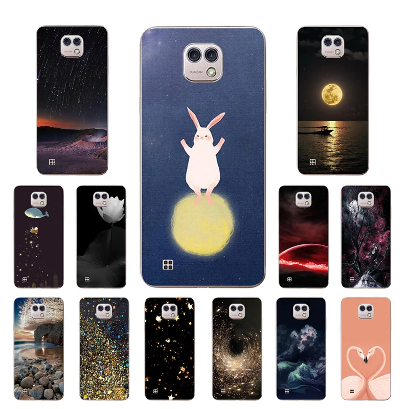 

for LG X Cam K580 5.2" Case Cover for LG X Cam K580 Golden Printing Silicone Cover Soft TPU Mobile Phone for LG X Cam