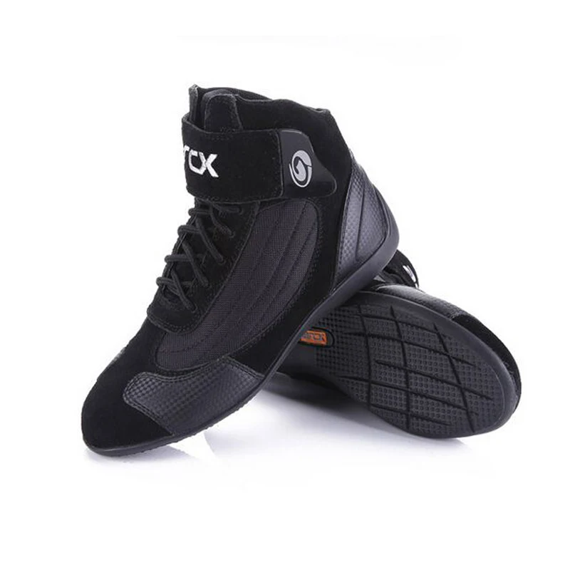 ARCX/кожаные ботинки в байкерском стиле; рыцарские ботильоны для гонок по бездорожью; мотоботы; Чоппер Крузер; туристические полуботинки; обувь