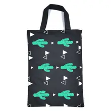 ISKYBOB 1 шт. модная кактус файл сумка на молнии ткань Оксфорд файл сумка большой емкости Сумочка