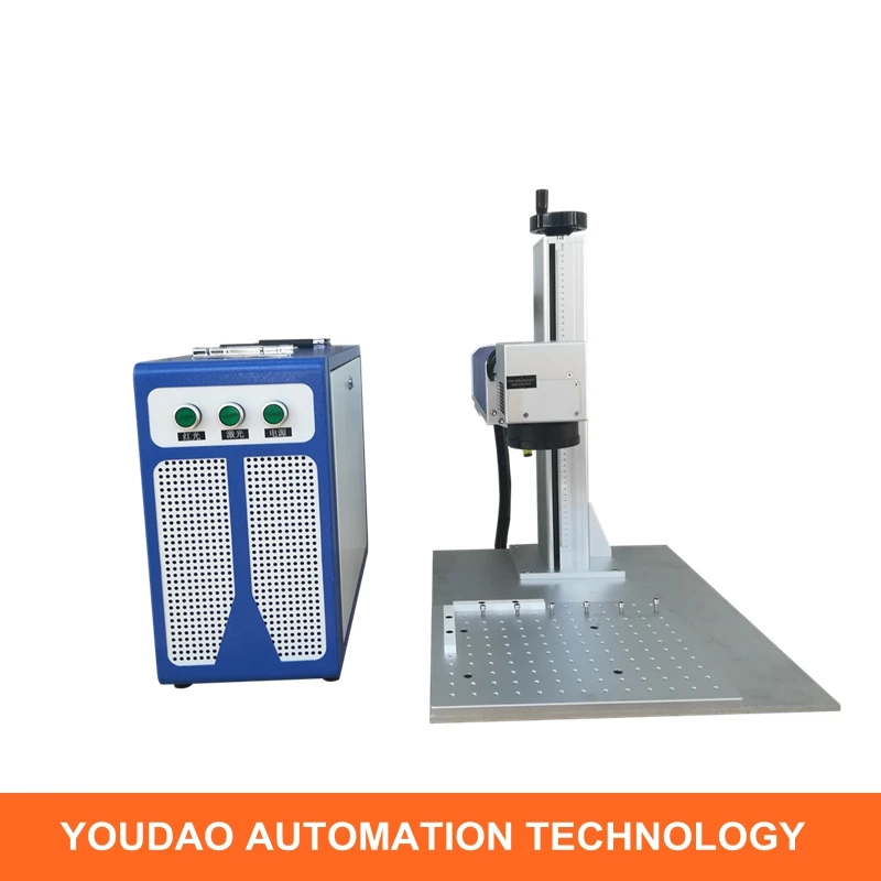 

Fiber Laser Marking Machine Raycus 30W 200x200mm Metal Engraving optional Rotary axis