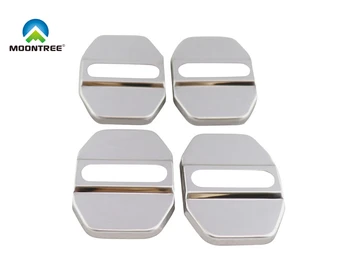 

4 pcs Silver Car Door Lock Protective Cover for Jeep Renegade Cherokee Compass