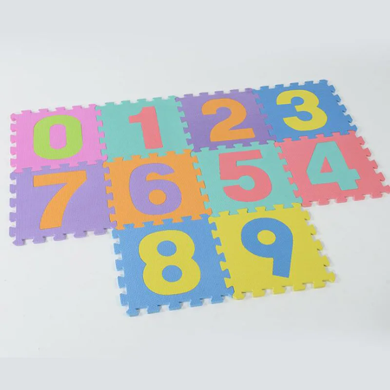 16pcs/set 30*30*0.9CM EVA Foam Baby Play Mat Split Joint Puzzle Mat Baby Room Floor Carpet Figures Playmat Baby Crawling Pad