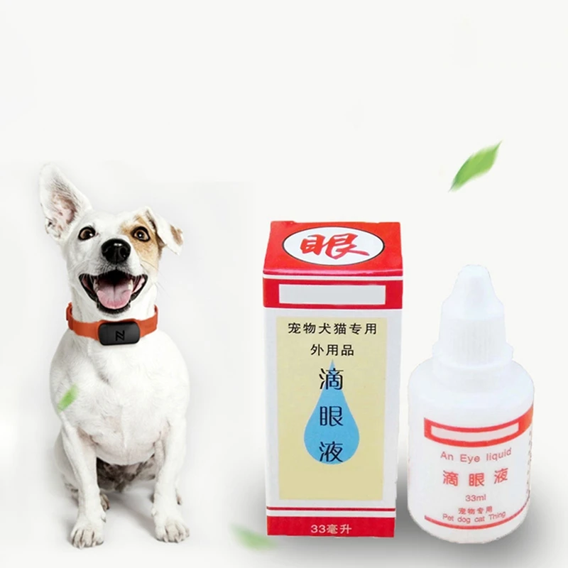 

33ml Pet Eye Drops Wash Cleaner for Cleaning and nursing pet eyes Relieves Eye Redness And Irritation From Allergies