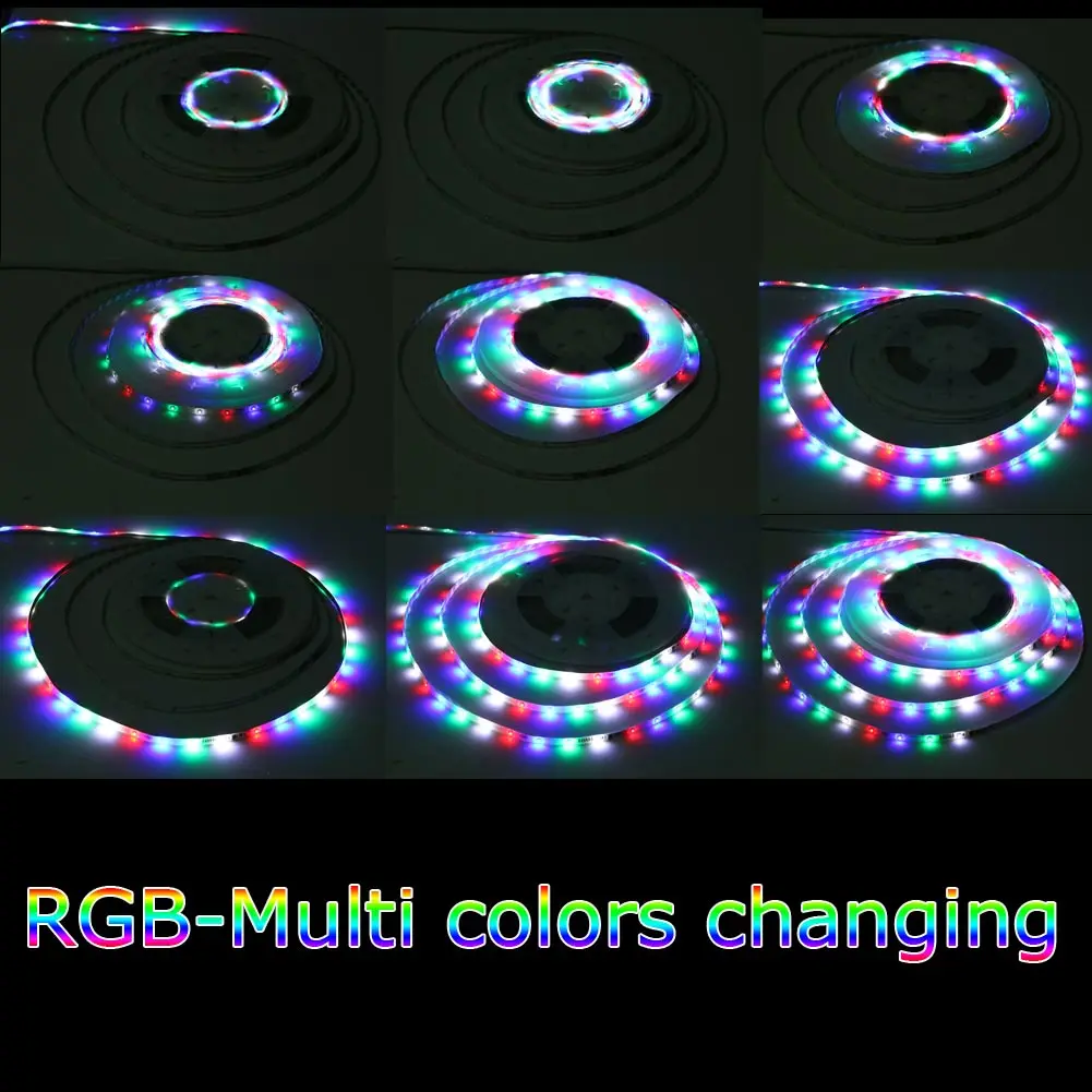 Водонепроницаемая Радужная светодиодная ленсветильник класс IP67 10 м 3528 SMD