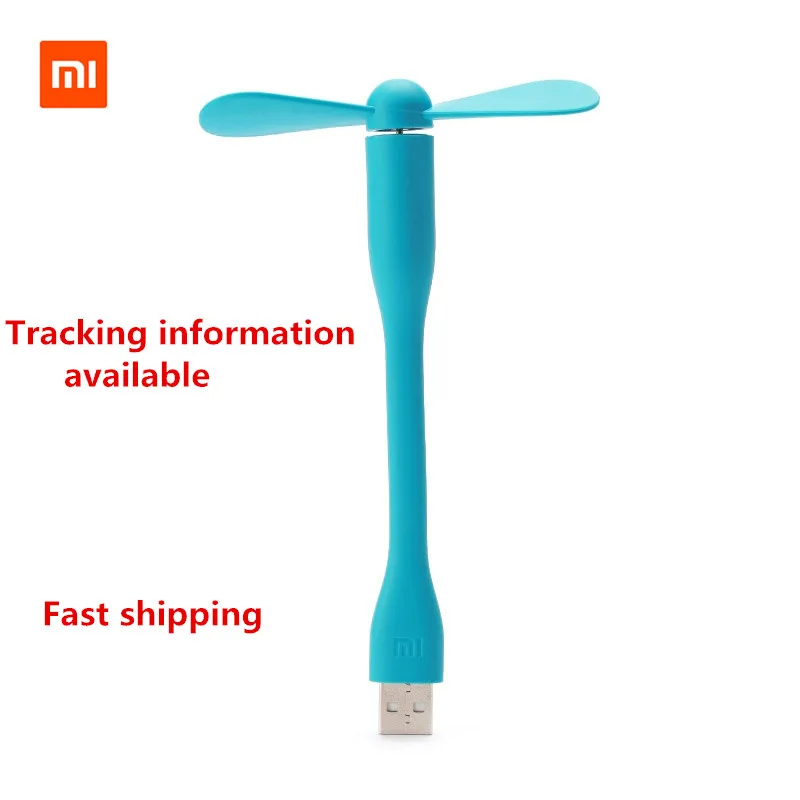 Xiaomi Mijia Гибкая usb-лампа USB портативный мини-вентилятор для банка питания, ноутбука, ноутбука и компьютера энергосбережения