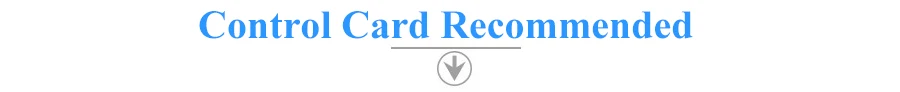 Control card Recommended 1