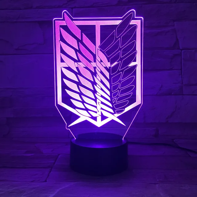 Attack on Titan Wings of Liberty 3D Light Touch LED Lamp