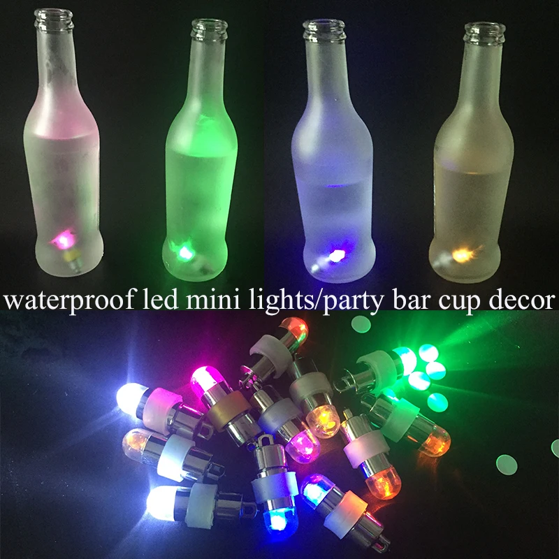 Meaningsfull 50 шт./лот RGB флэш мини светодиодный Лампы для мотоциклов Водонепроницаемый