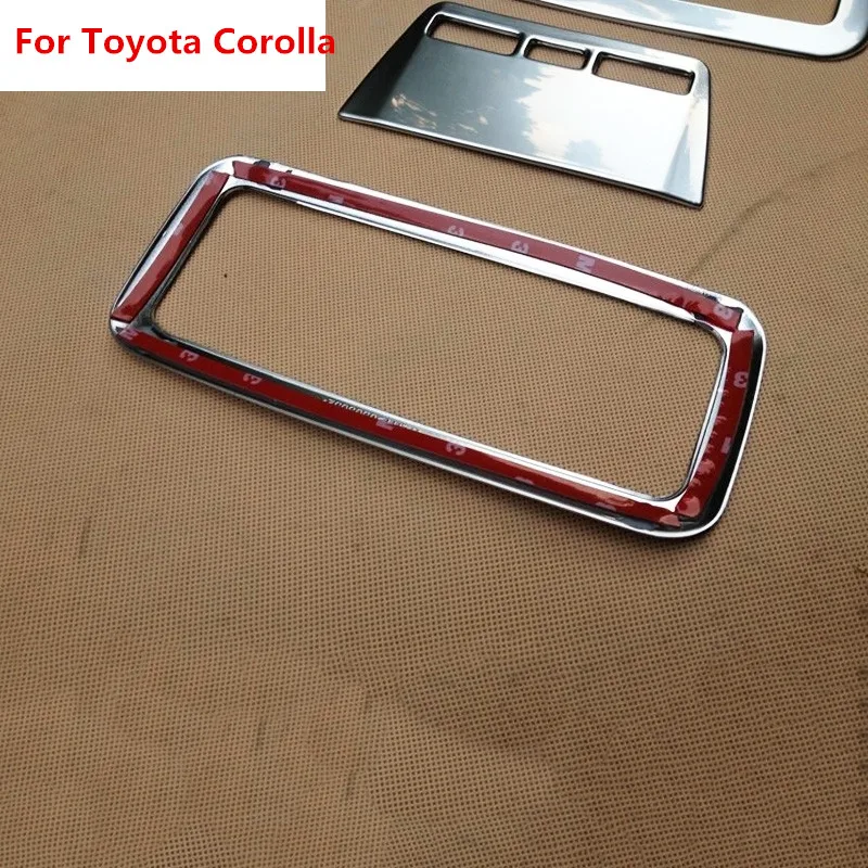 3 шт. для Toyota Corolla (E170) 2014 2015 ABS хром матовая внутренняя передняя + Задняя лампа