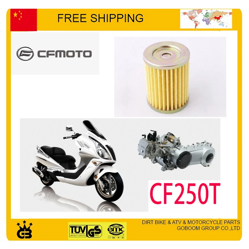 CF MOTO engine oil filter cleaner GY6 ATV, Motorcycle