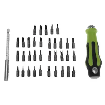 

37 In 1 Screwdriver Set Interchangeable Torx Tweezer Extension Repair Tool Kit Box For Notebook Laptop Pc Cameral Watch Phone