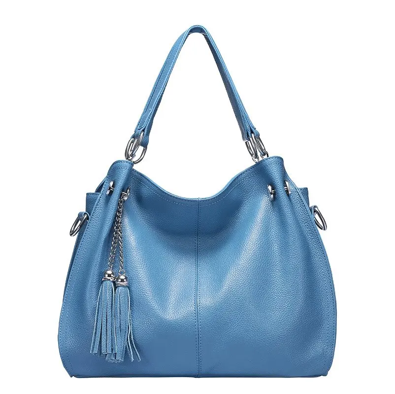 Женская сумка из натуральной коровьей кожи с кисточками|leather handbags|fashion handbaghandbags