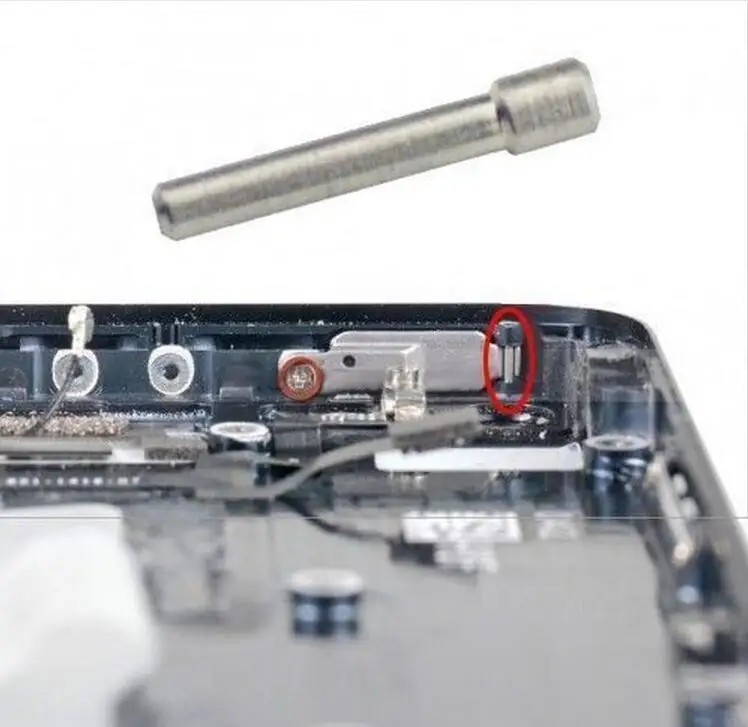

5pcs/lot XGE Power Lock Button Metal Pin Needle Holder ON OFF For iPhone 5 5G 5S iphone5/5S