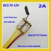Minirelé de 2 canales, interruptor remoto de 3,7 V, 4,5 V, 6V, 7,4 V, 9V, interruptores inalámbricos normalmente abiertos, disparador clave, botón de interruptor remoto, 315433 ► Foto 2/6