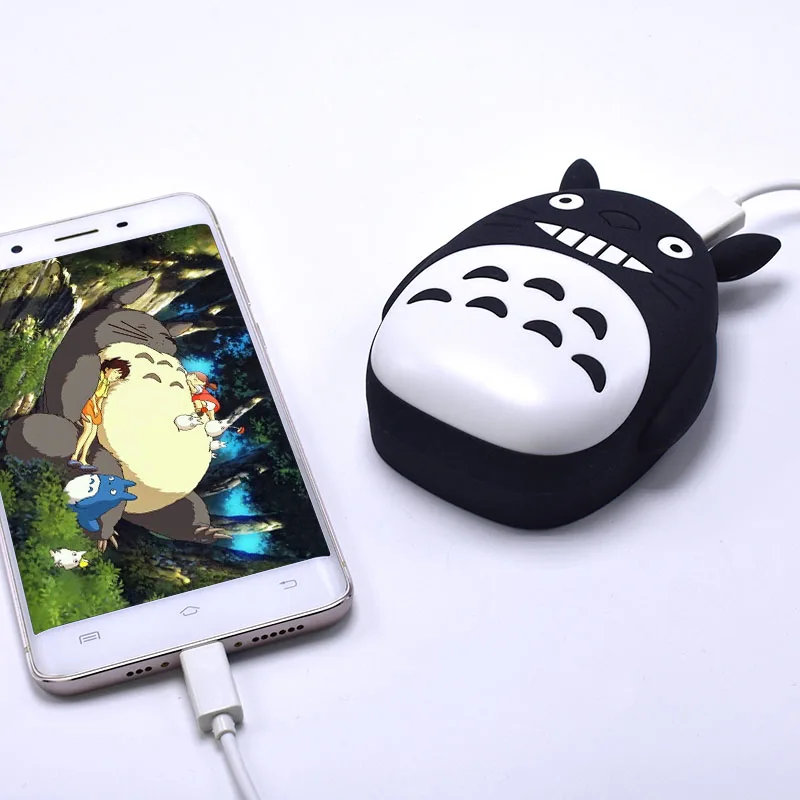 

2018 New Type 8800mAh portable LED totoro power bank cartoon universal external battery case charger For iPhone 6s Xiao mi