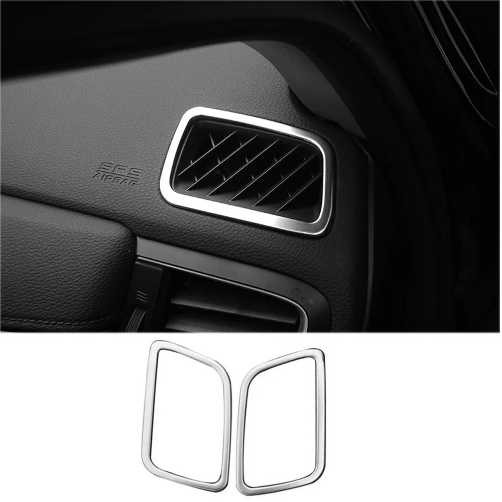 

For Honda CRV CR-V 2017 UP Matte Front Center Control Dashboard Air Conditioning Vent Trim Ring Car Styling Cover