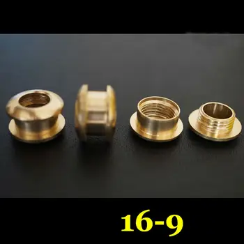 

50pc Q24-16-9T Solid Brass belt screw Chicago Screw Leathercraft