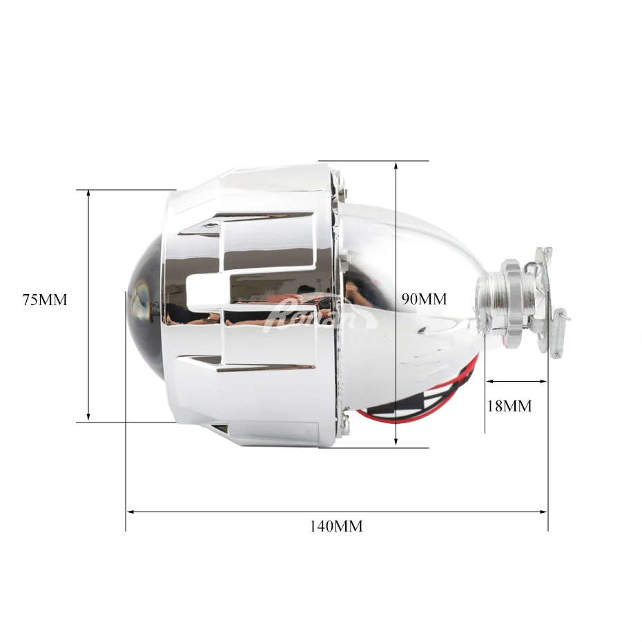 RONAN 2,5, обновление 7,1, версия 8,1, Би-ксеноновые линзы для проектора, автомобильный стиль, фары для модификации, сделай сам, H4, H7, фары, линзы, использование лампы H1