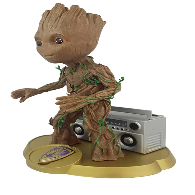 26cm Guardians of The Galaxy Tree Man with Radio  PVC Action Figure Model Toys Doll (1)