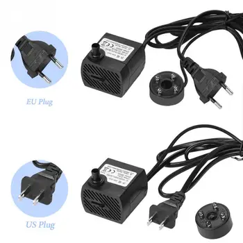 

Ultra-Quiet Submersible Water Pump with LED Light Fish Pond Aquarium Fountain Durable Water Submersible Pump