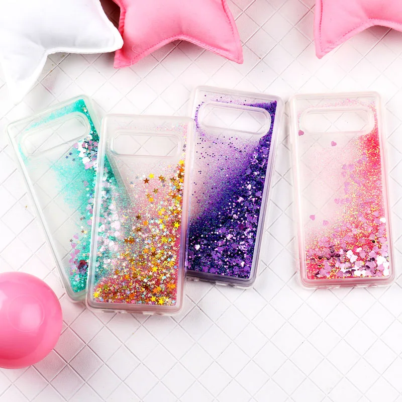 

Dynamic Liquid Case For Samsung Galaxy S8 S10 Plus Lite S10E S7 S6 Edge S5 Cases Glitter Bumper For Samsung Note 5 4 Covers