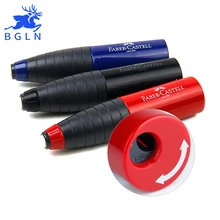 1 шт., Faber-Castell, Кастель, 184401 вращающийся ластик с одним отверстием, резина и точилка для карандашей, школьные канцелярские товары, школьные товары для рукоделия