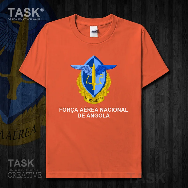 Air Force Repubblica Di Angola Angolan Fa Ao Camicia A Maniche Corte Nuovo Magliette E Camicette Sport Paese Di Estate Del Cotone Esercito Militare Ta