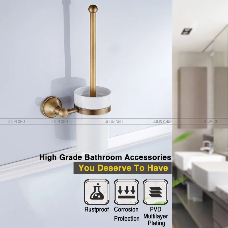acessorios de casa de banho escovado ouro prato rack vara 02