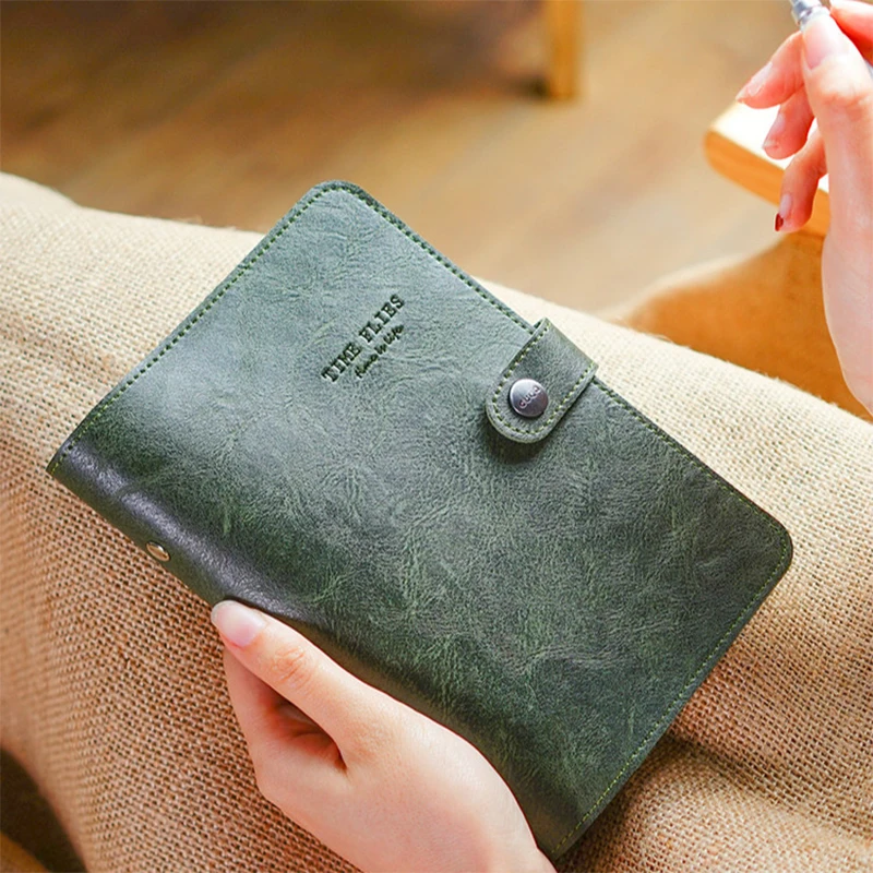 Ceny Agenda 2019 Retro Vintage skórzana okładka luźny liść notes zeszyt książka wymienny papier podróżny notatnik artykuły biurowe