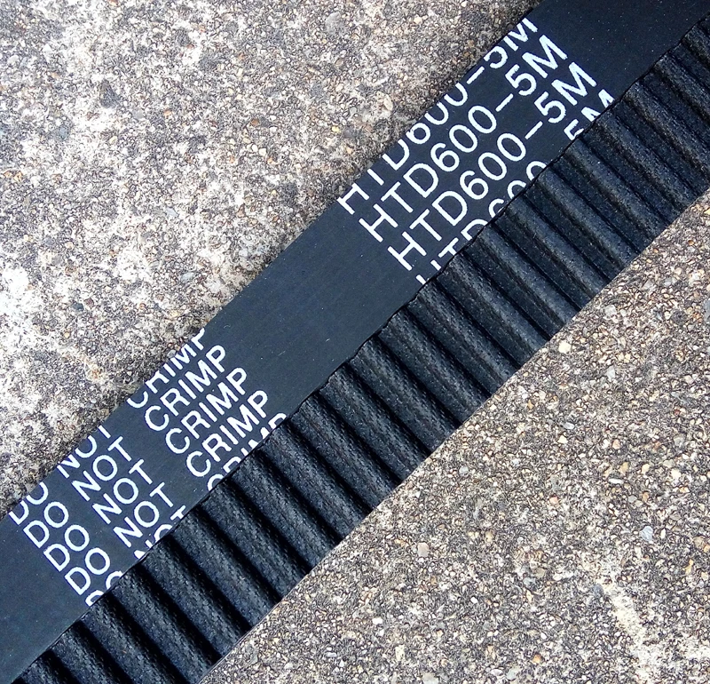 5pcs HTD5M belt 600 5M 15 Teeth 120 Length 600mm Width 15mm 5M timing