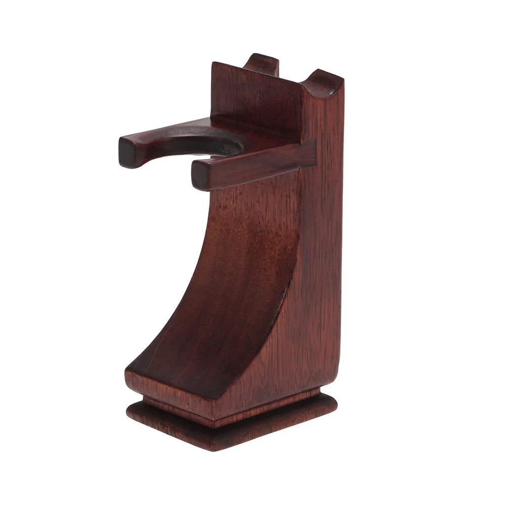 

Rosewood Men's Shaving Brush Razor Holder Stand Safely Non-slip Shaving Holder Organizer Air Drying Male Barber Shaving Tool