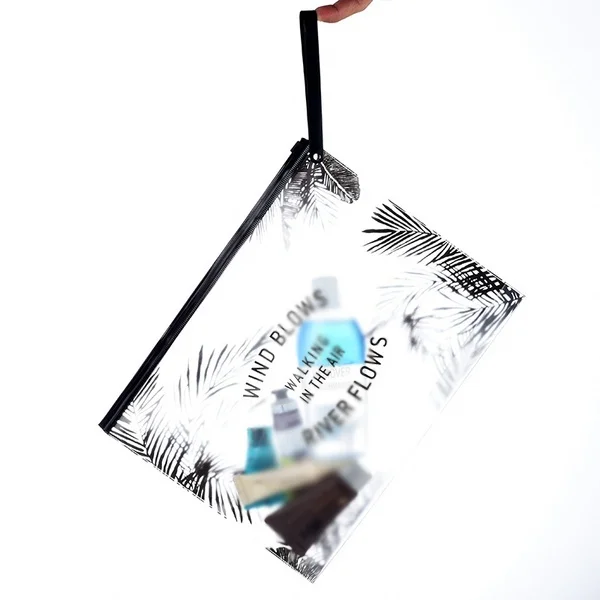 

Womens Fashion Travel Lady Transparent Cosmetic Bag PVC Essential Makeup Bag Box Bath Storage Box Travel Organizer Toiletry Bag