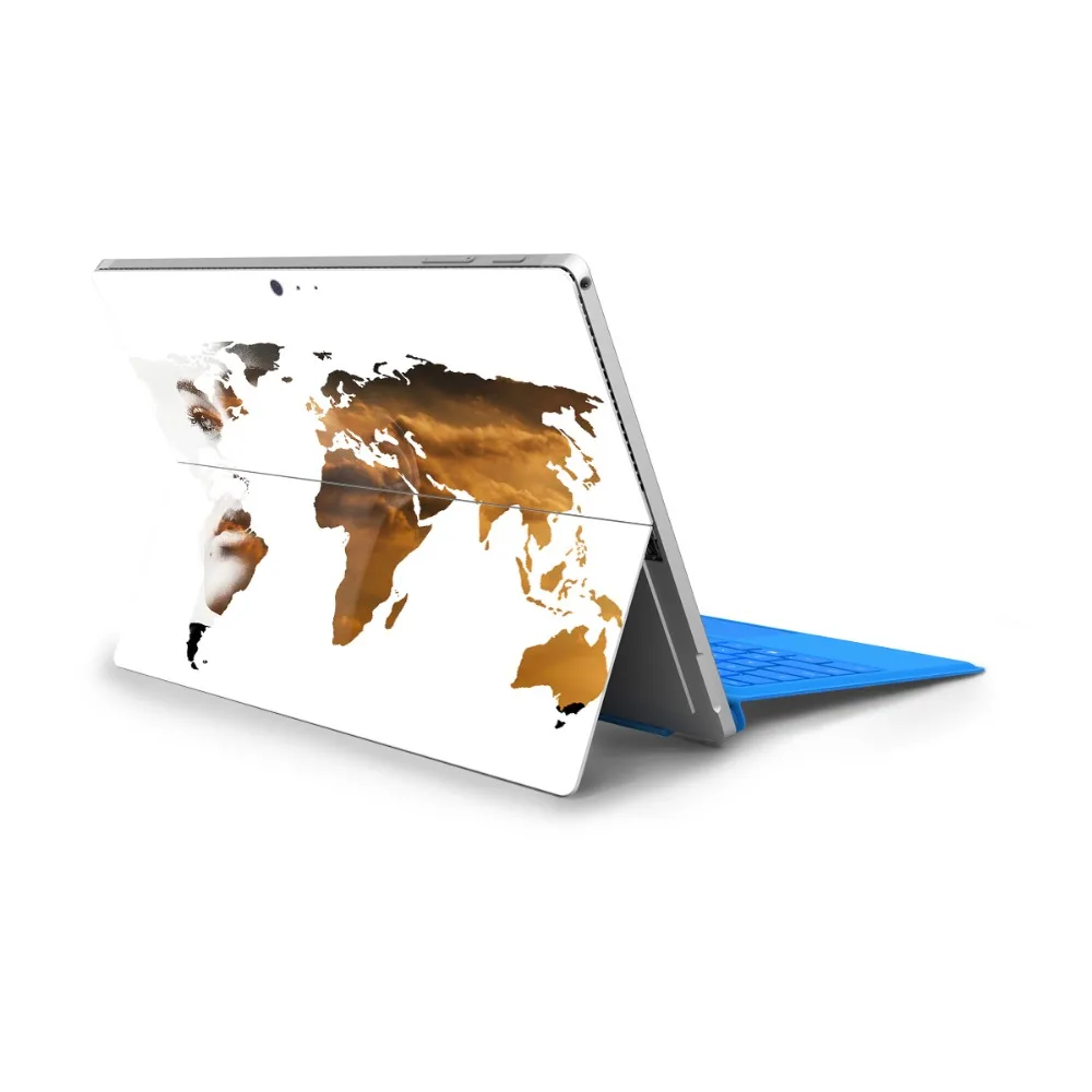 Карта серии украшения наклейки для ноутбука для microsoft Surface Pro 4 Pro 5 Pro 6 высокое качество чехол с рисунком виниловая наклейка наклейки