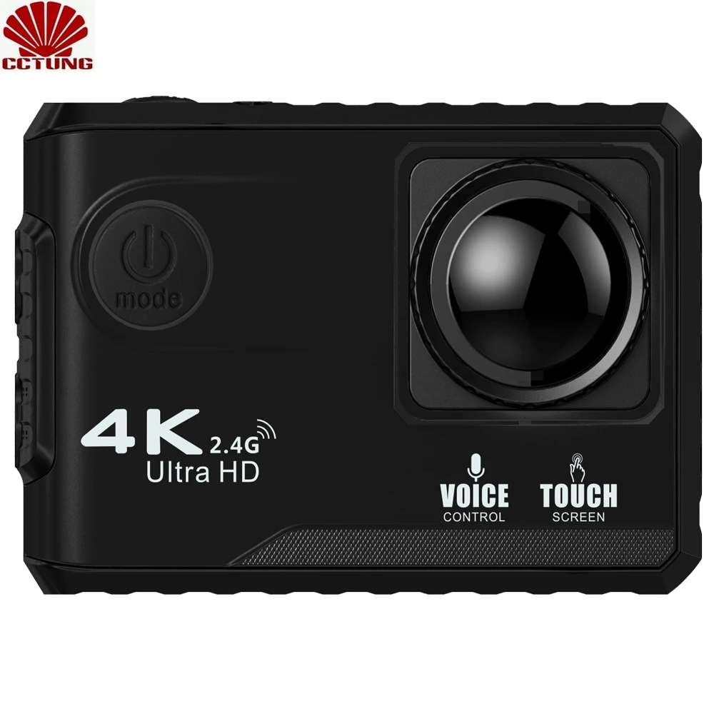 4k Ultra Hd Sports Action Camera With Touch Screen Voice Control Remote  Control By 2.4ghz Wifi With Free App Gps Positioning - Ip Camera -  AliExpress