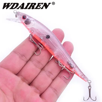 

1Pcs Minnow Fishing Lure 11.5cm 13.5g Floating Artificial Hard Bait 3D Eyes Carp Jerkbait Crankbait Wobbler Fishing tackle