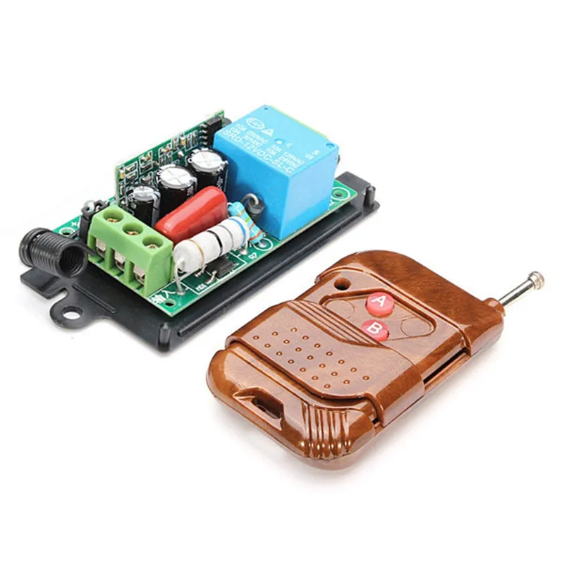 

220V 10A 315MHz Wireless Remote Control Switch 1 Channel Transmitter And Receiver High Quality