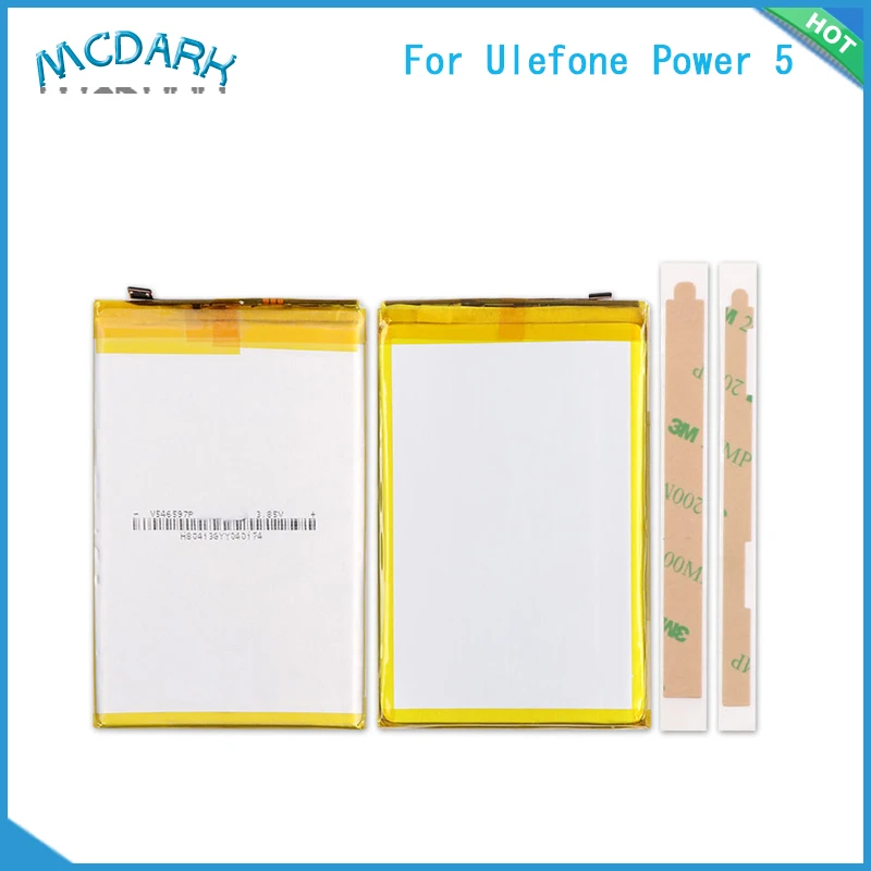 

Mcdark 13000mAh Hight capacity for Ulefone Power 5 Battery Replacement Batteries For Ulefone Power 5 Cell Phone Rechargeable
