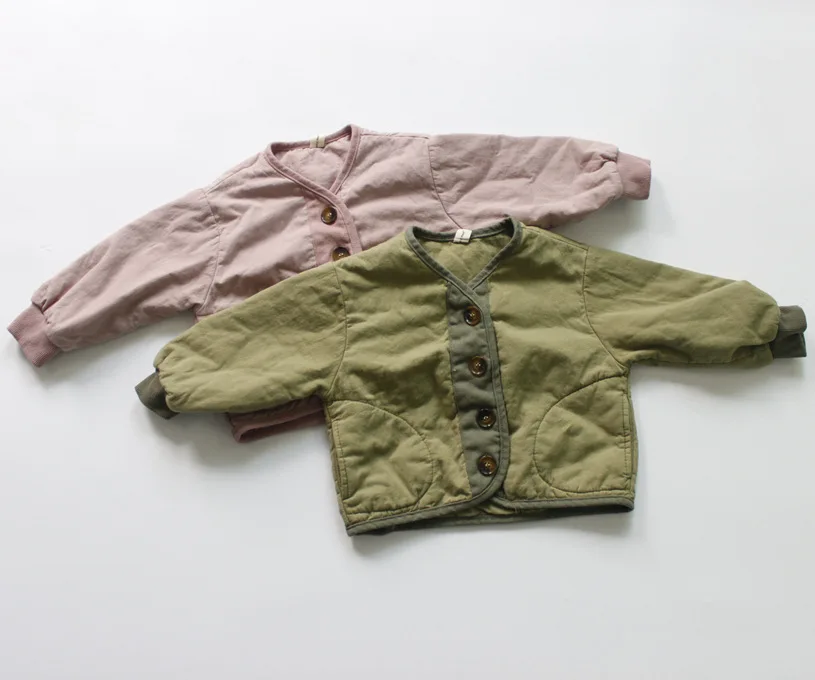 

Korean Kids Girls Boys Coat Fashion Casual Children Clothings Thin Down&parkas