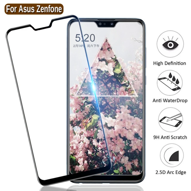 Защитное стекло для Asus Zenfone max pro M2 ZB631KL ZB633KL чехол закаленное Чехлы защитная