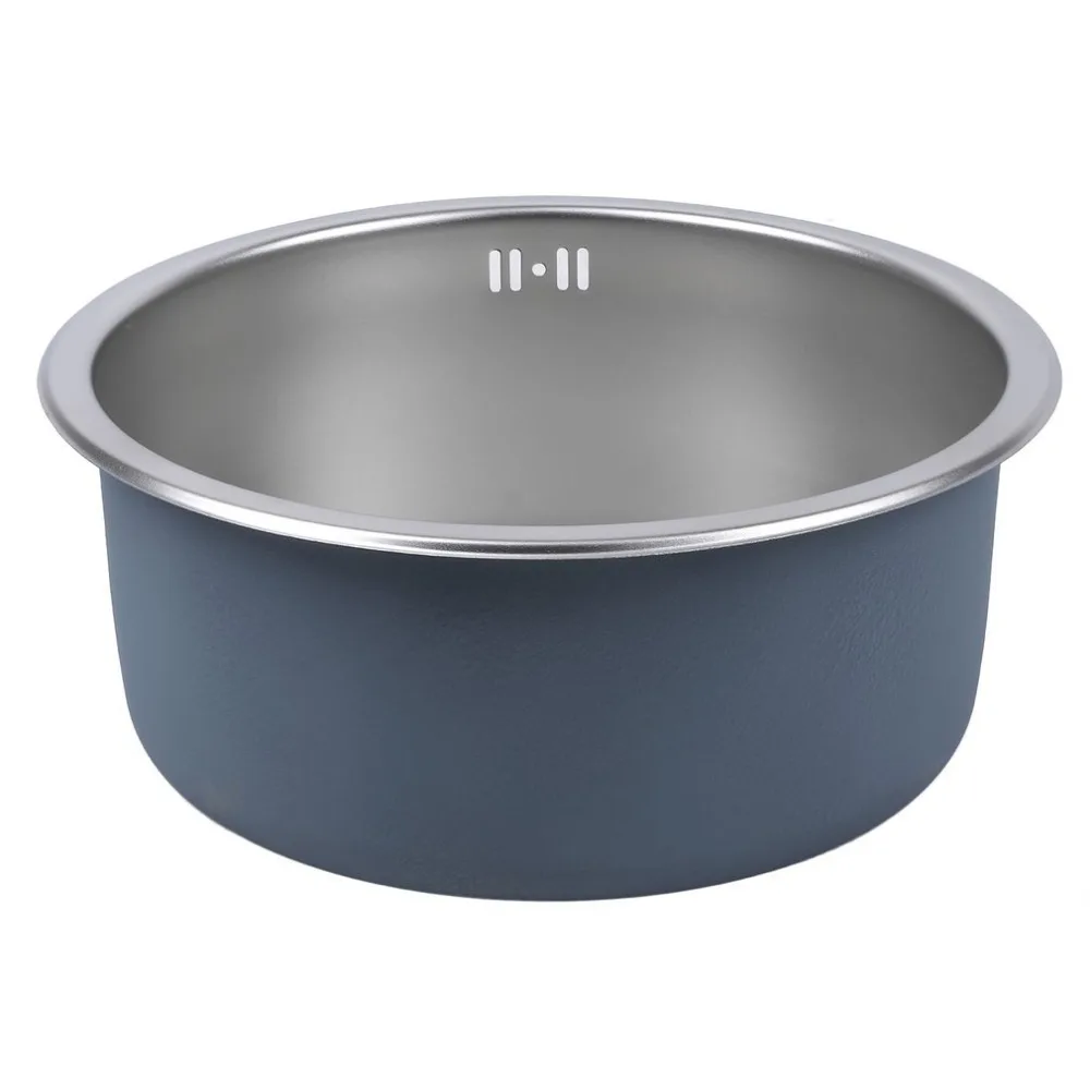 

Stainless Steel Sink Anti-Overflow Water Kitchen Single Groove Thick Sink Deepen Thickening Flume For Washing Vegetables