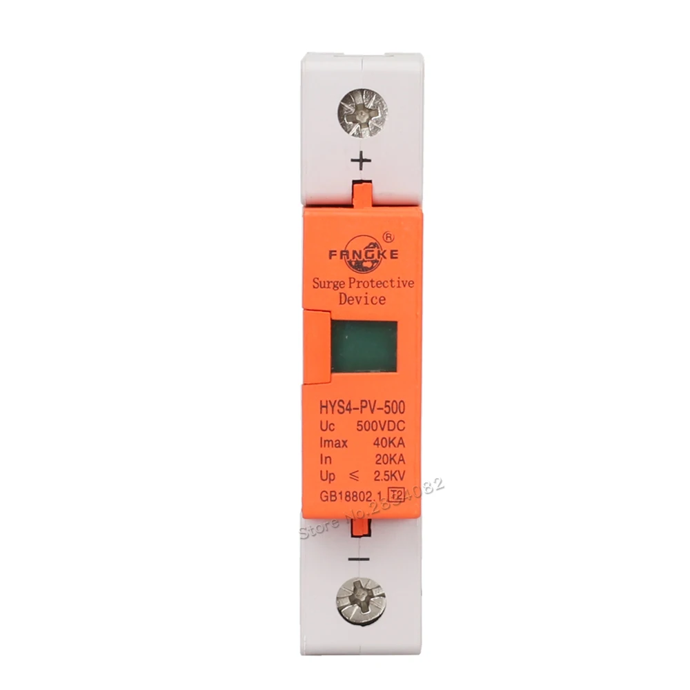 DC 1000V 500V 800V 20KA ~ 40KA 1 P pole SPD House Защита от перенапряжения защитное Низковольтное