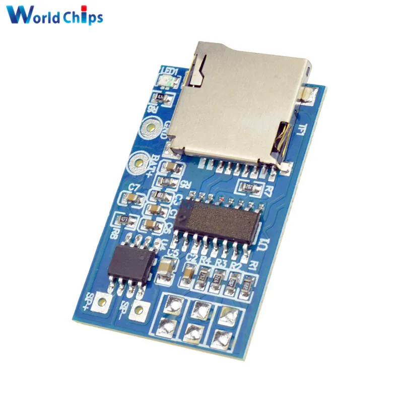 2 шт. GPD2846A TF карта MP3 декодер плата Вт модуль усилителя 3 7 В/5 В для Arduino GM питания с