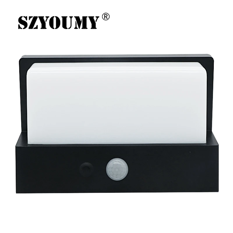 

SZYOUMY 50 LEDs Solar Powered Garden Light Lamp Waterproof PIR Light Motion Sensor Lights Wall Lamps Outdoor Street Lighting