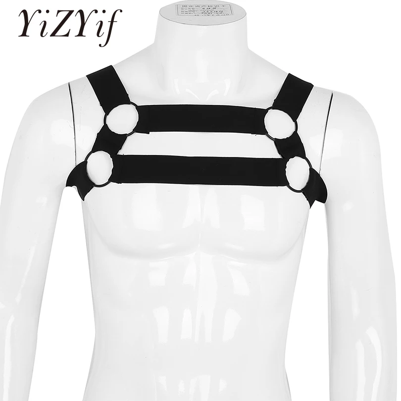 YiZYiF Фетиш жгут мужчин Zentai Arnes гей БДСМ грудь ремень сильное эластичное тело Грудь