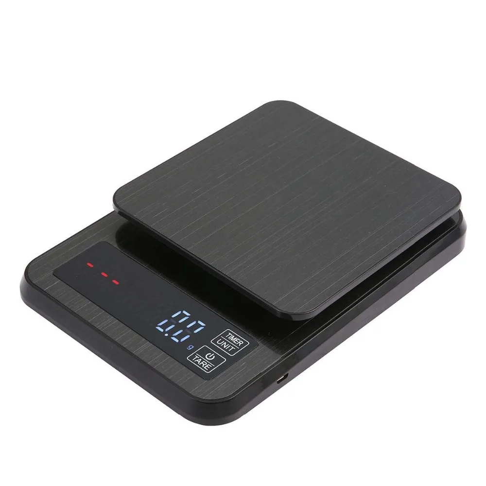 

3kg 0.1g Mini Digital Jewelry Scale Electronic Balance Food Kitchen Scale Pocket Coffee Weight Scale With USB Interface