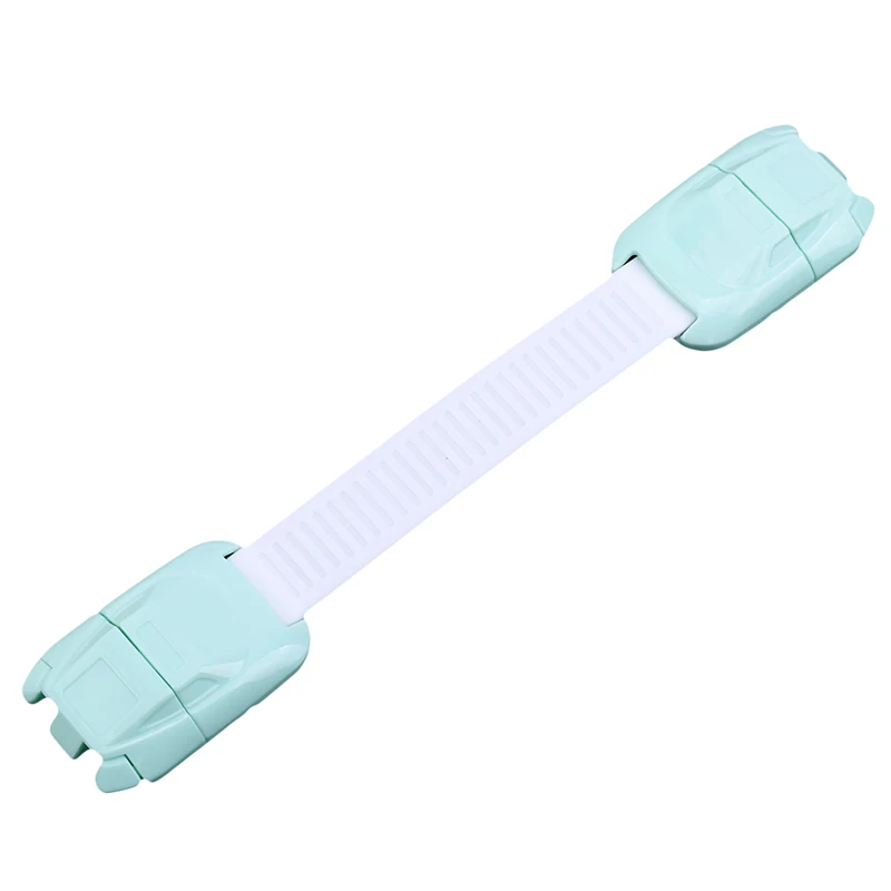 light green Продукция по уходу за младенцами Многофункциональный защитный замок для детей и длинный ящик шкафа анти-сцепление встроенный холодильник замок - Цвет: light green